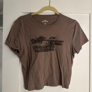 Hollister Brown Graphic T-Shirt